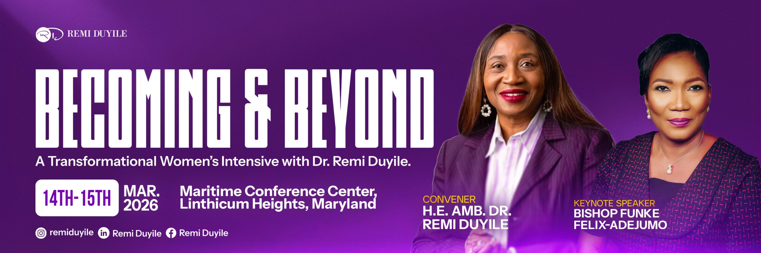 Becoming & Beyond Women’s Leadership Conference
